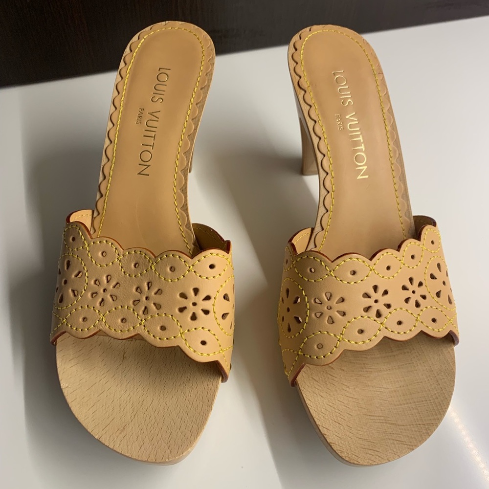 Louis Vuitton heel sandal